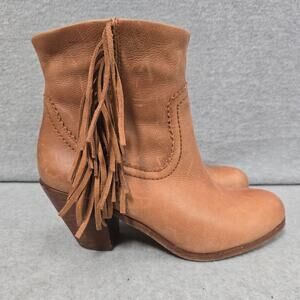 Sam Edelman Louie Fringe Boots Size 7